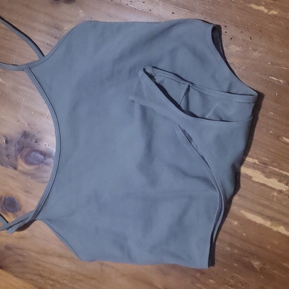 Garment Dye Spaghetti Strap Bodysuit - Picture 4 of 8